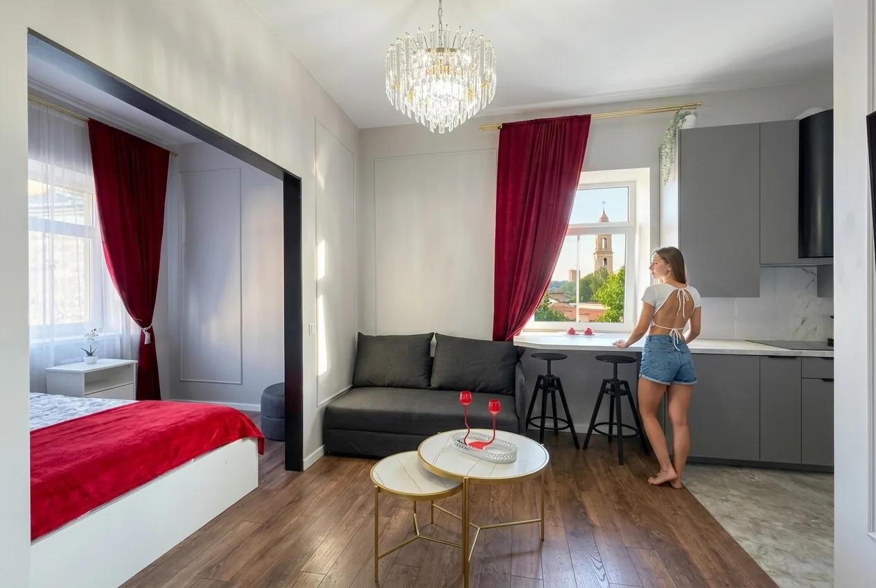 Butas senamiesčio širdyje, su jacuzzi ir vaizdu į pilį