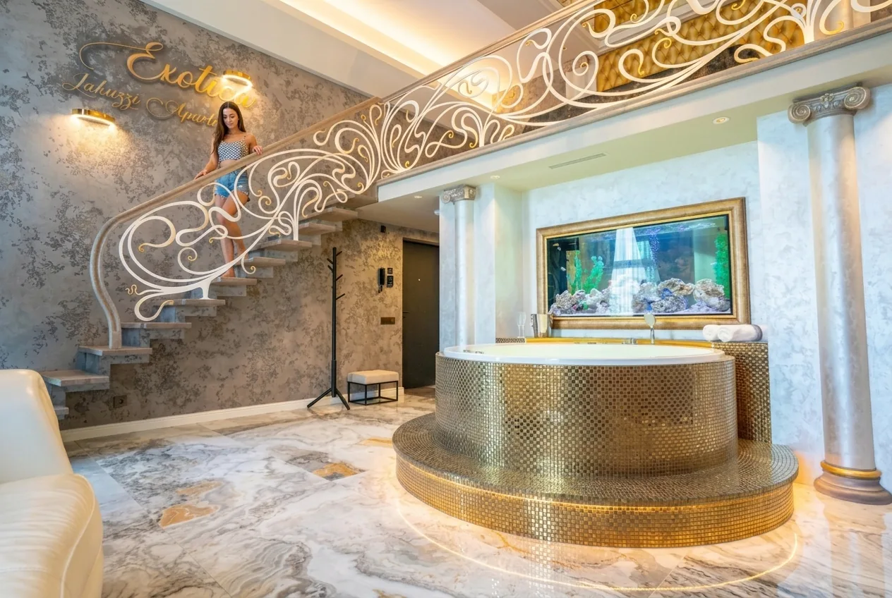 Jacuzzi Exotica Apartment su jacuzzi Klaipedoje
