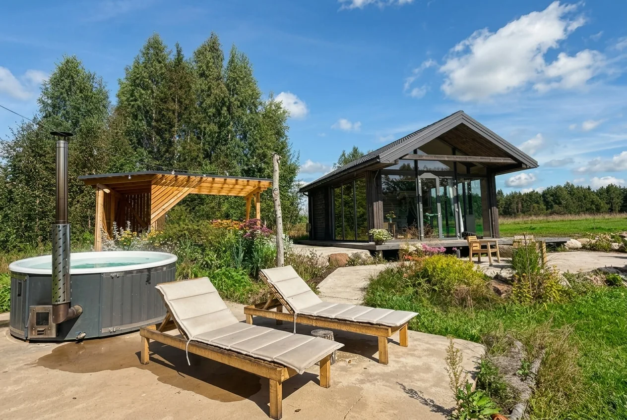 Medeinos klėtis - Spa poilsis su jacuzzi / Dykros Etno Resort
