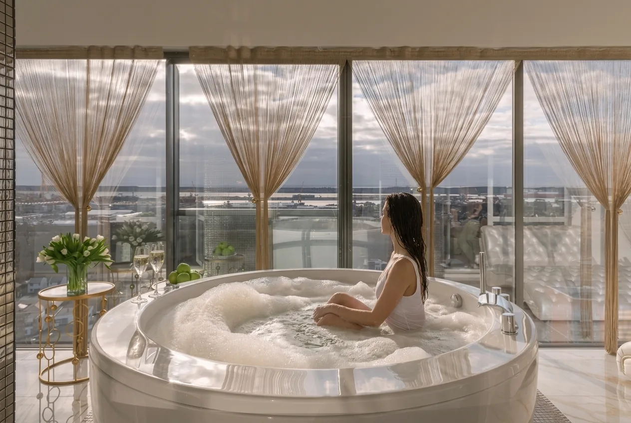 PRESTIGE - Apartamentas su jacuzzi ir panorama