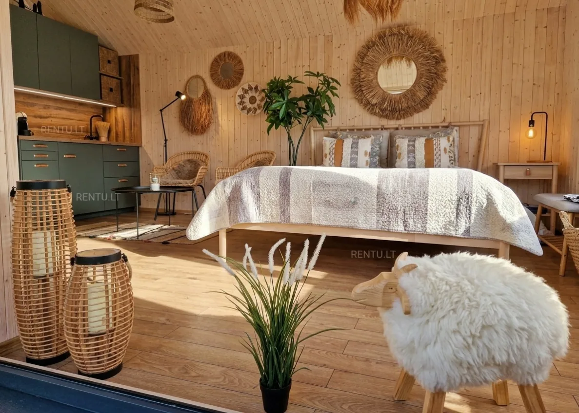 Egzotiškas poilsis dviem KOKOSAS - nuoma su jacuzzi ir pirti