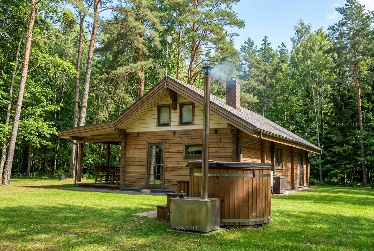 Wildforesthouse – jaukus poilsis miške netoli Druskininkų