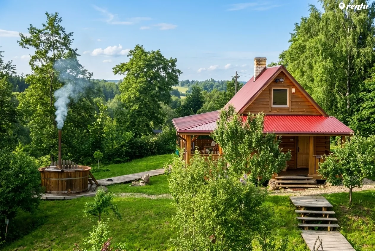 Širvių slėnis – sodybos nuoma su pirtimi ir kubilu
