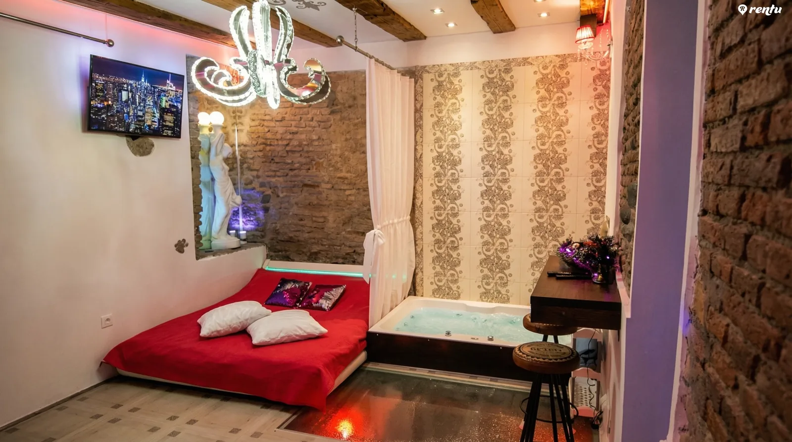 Mini apartamentai su jacuzzi ir sauna №6