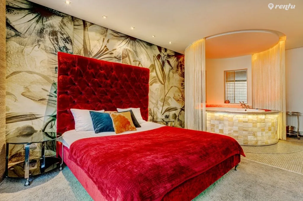 Apartamentai su masažine vonia ir terasa