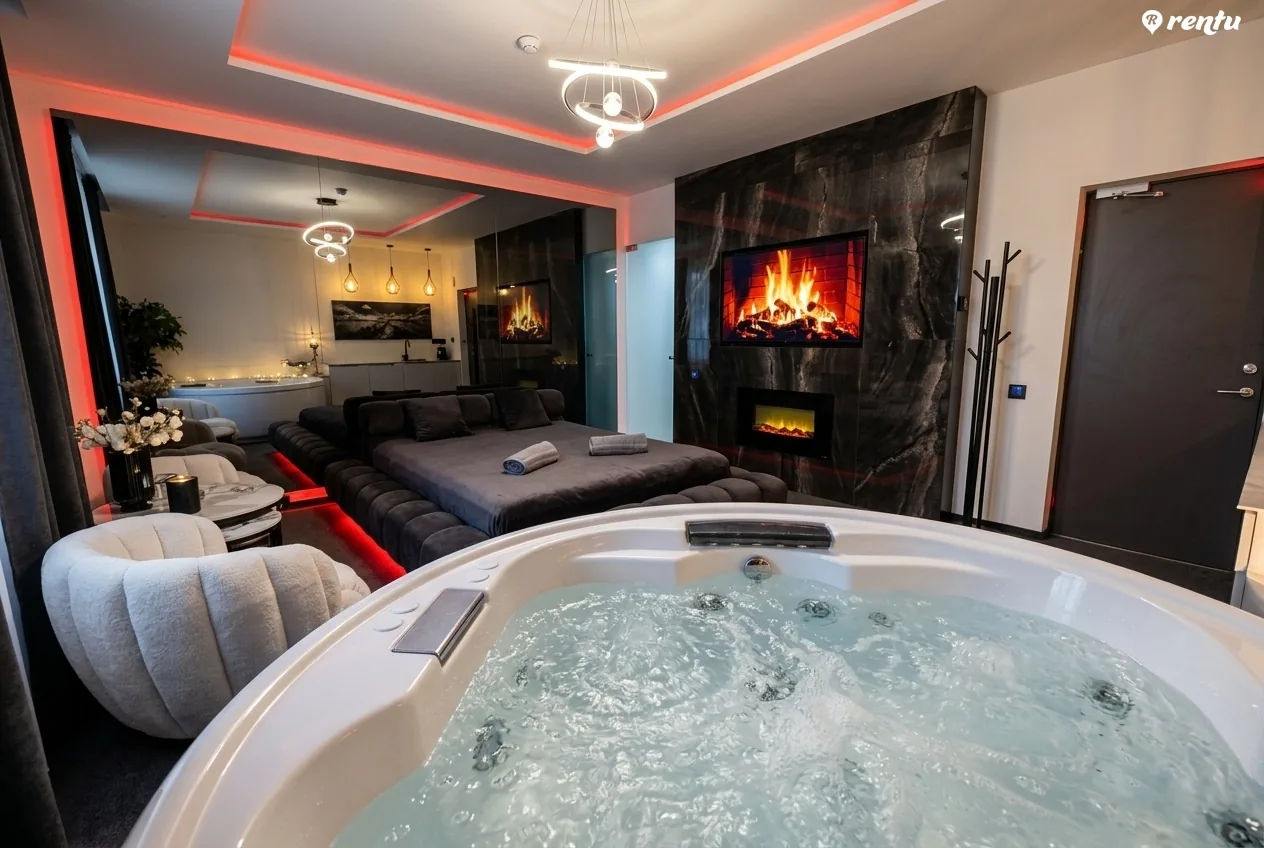 HOST 5 apartamentai su dżiakuzi centre