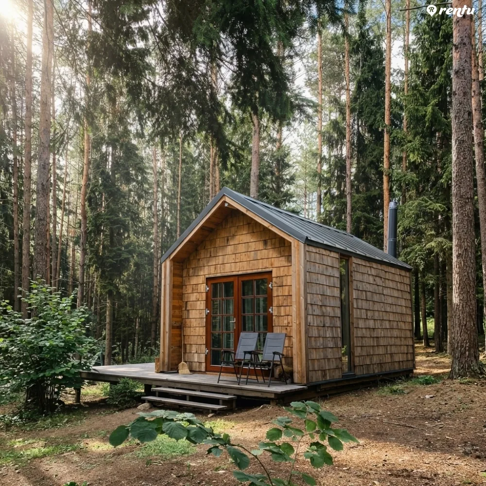 Getaway to Forest Cab - miško namelis su kubilu ir židiniu