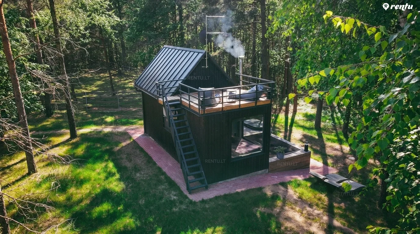 Brendis - SPA namelis dviem su kubilu ir židiniu | Virš Ąžuolų