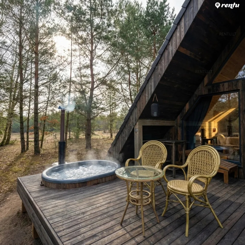 Dovilės namelis – SPA poilsis gamtoje su kubilu / Aušrinės