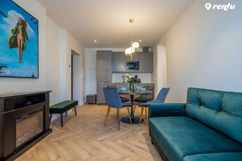 Smėlynas Boutique & SPA, Apartamentas №2 – pirmame aukšte su vaizdu į kiemą