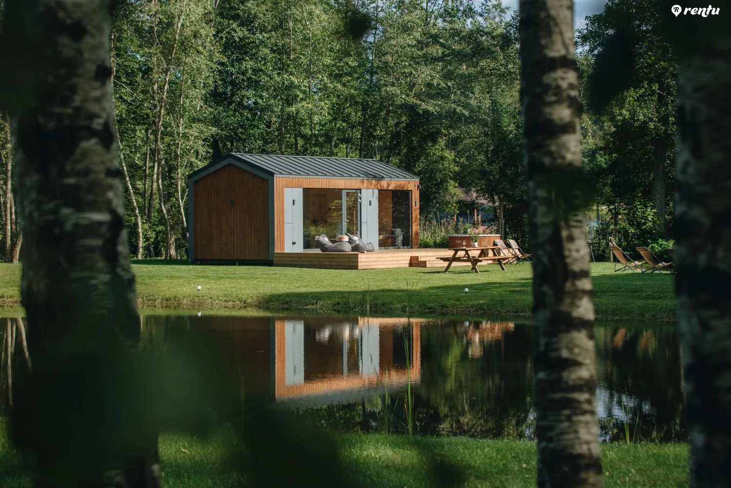 Dubinga River Valley House – poilsis su SPA, gamta, pirtis
