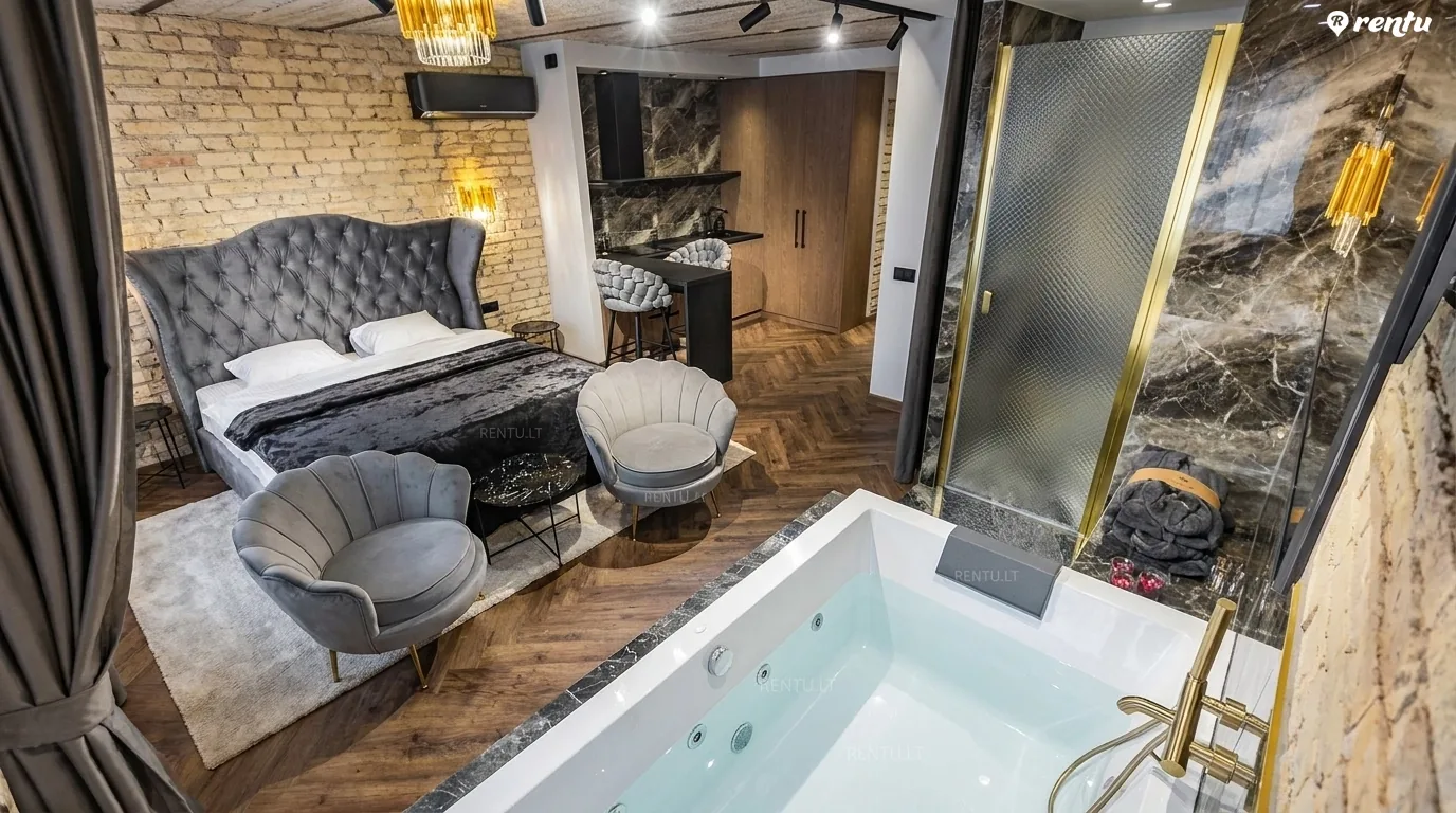 Apartamentai centre su jacuzzi - poilsis Basanavičiaus g.