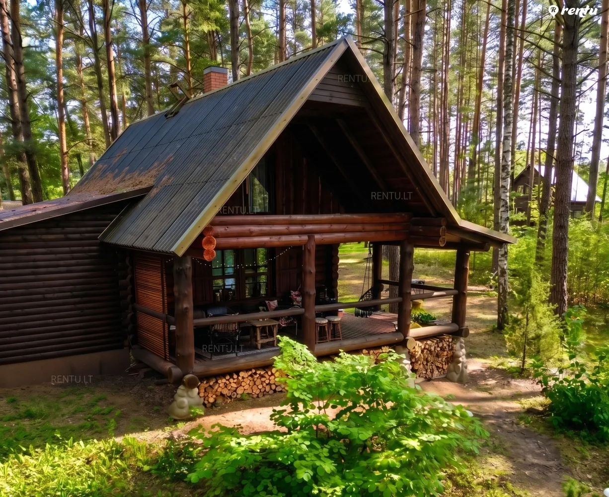 Vila Zara Zarasai – poilsis su sauna ir terasa prie ežero