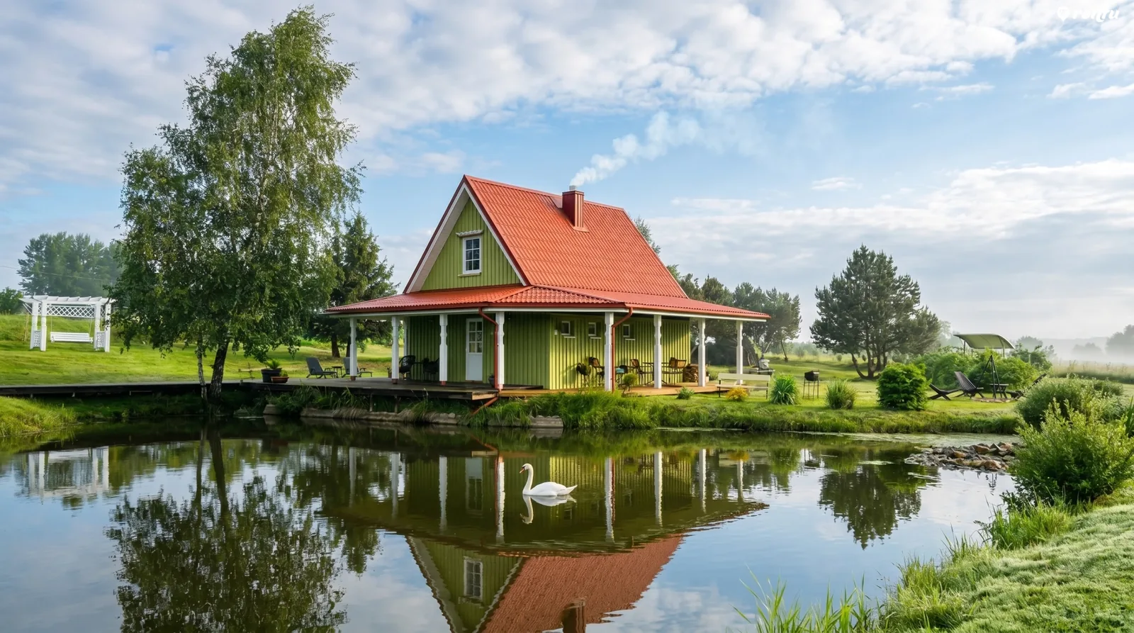 Eglučių SPA sodyba su pirtimi ir kubilu eglučių apsuptyje