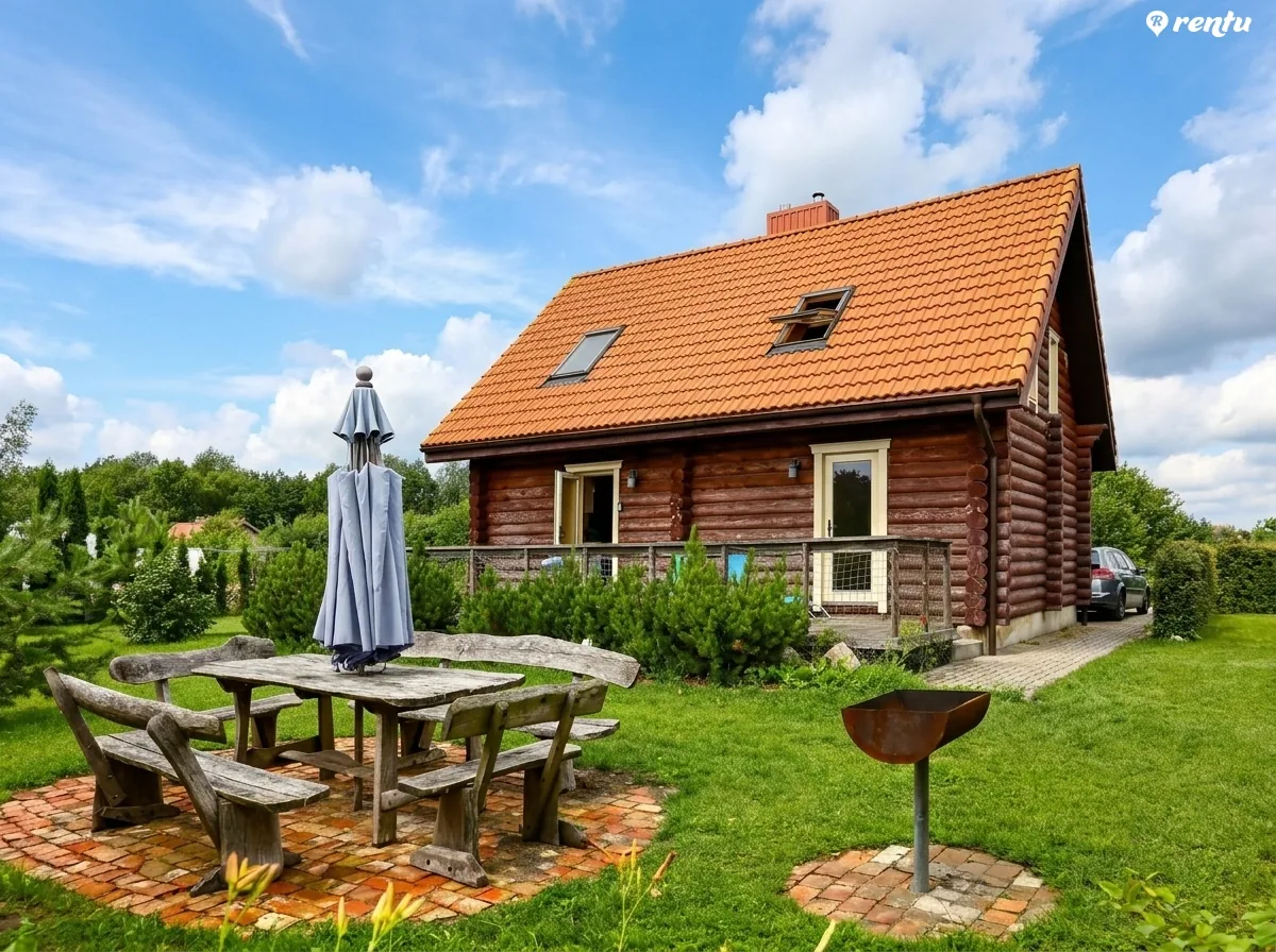 Karklės vila – rąstinio namelio nuoma poilsiui su pirtimi