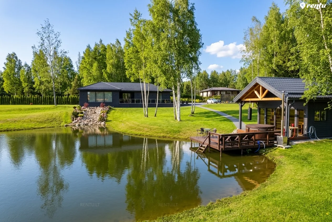 Sodyba Žalesos Pirtelė – SPA poilsis prie tvenkinio su pirtimi ir kubilu